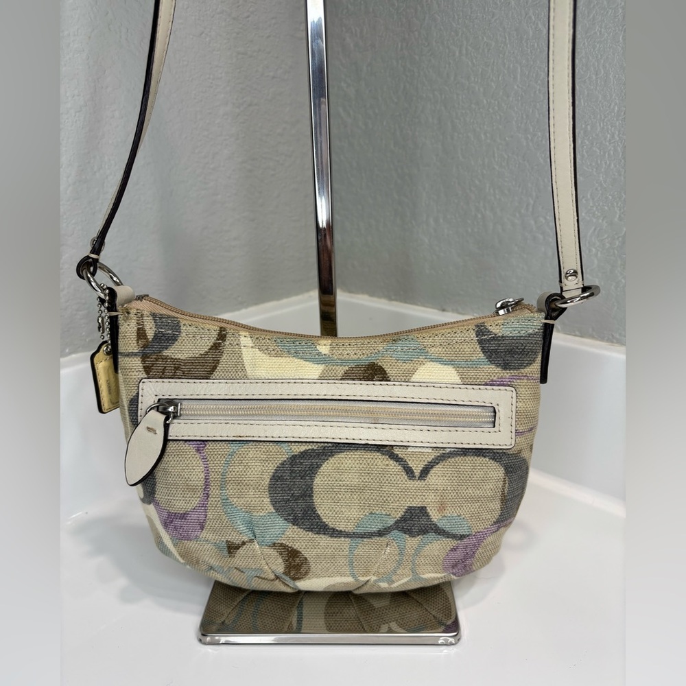 Coach Optic Signature Woven Canvas Crossbody